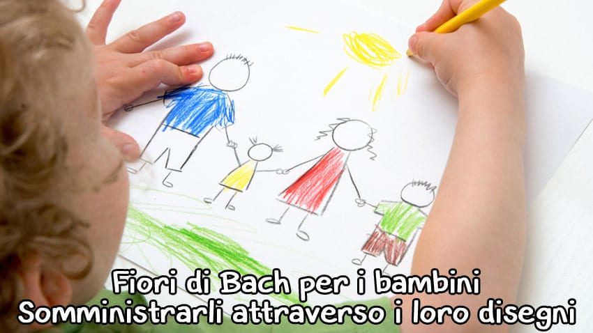 fiori di Bach per bambini attraverso loro disegni