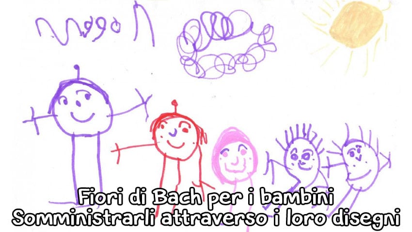 fiori di Bach per bambini attraverso loro disegni